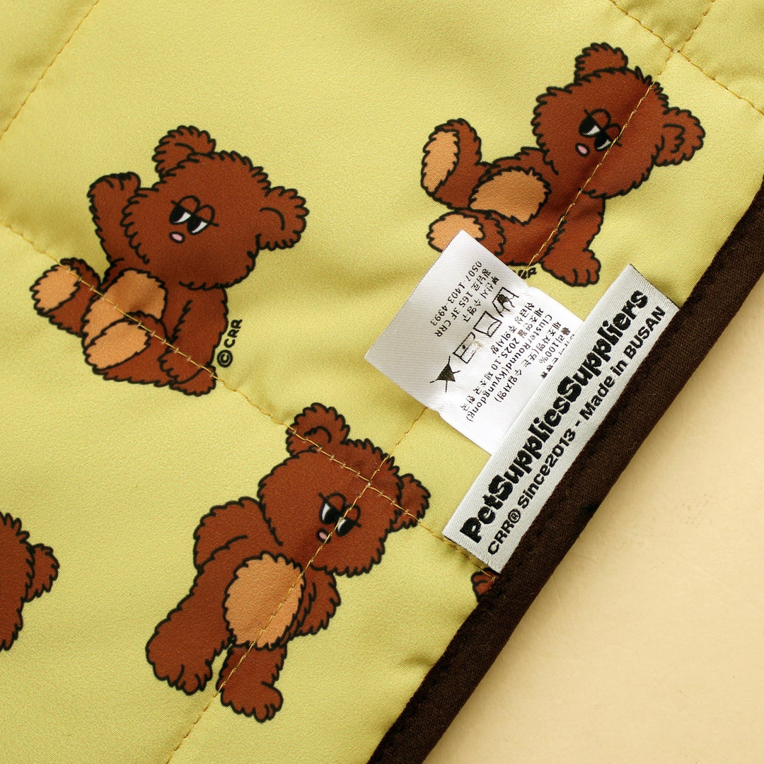※予約販売【CRR】Bear Reversible Paddid Blanket