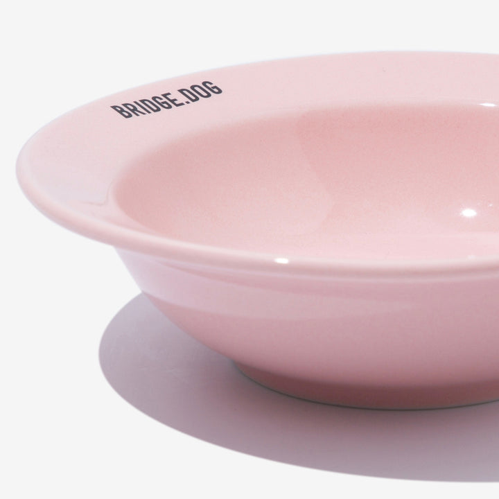 ※予約販売【BRIDGE.DOG】BRIDGE MINI DISH（BABY PINK）艶あり