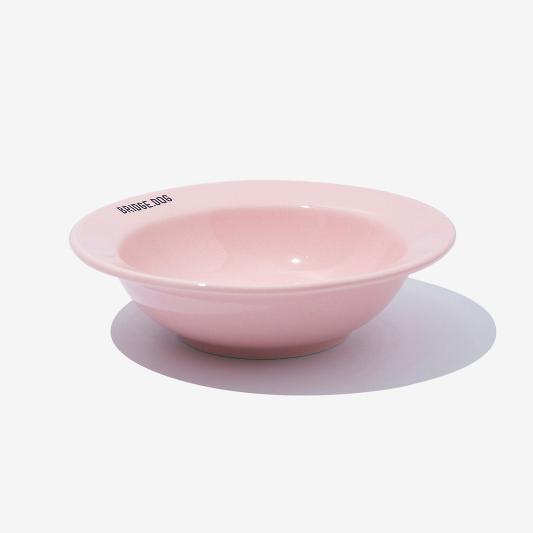 ※予約販売【BRIDGE.DOG】BRIDGE MINI DISH（BABY PINK）艶あり