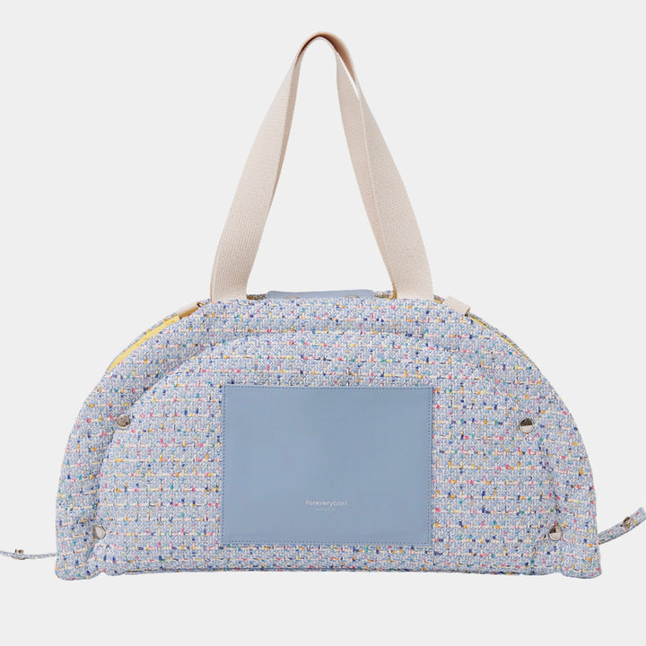 ※予約販売【foreverybari】Tweed Park Bag（Sky Blue）
