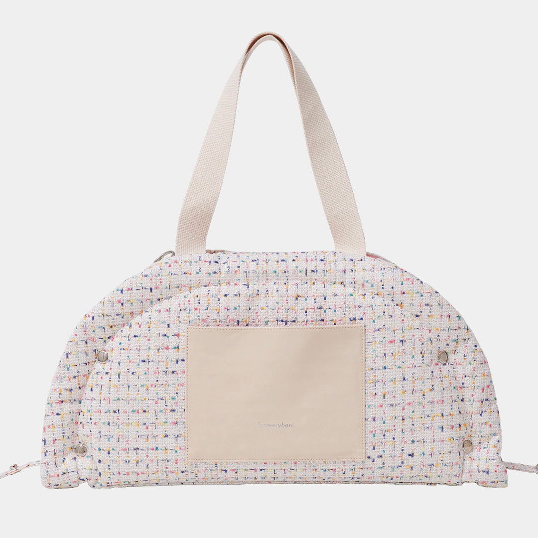 ※予約販売【foreverybari】Tweed Park Bag（White）