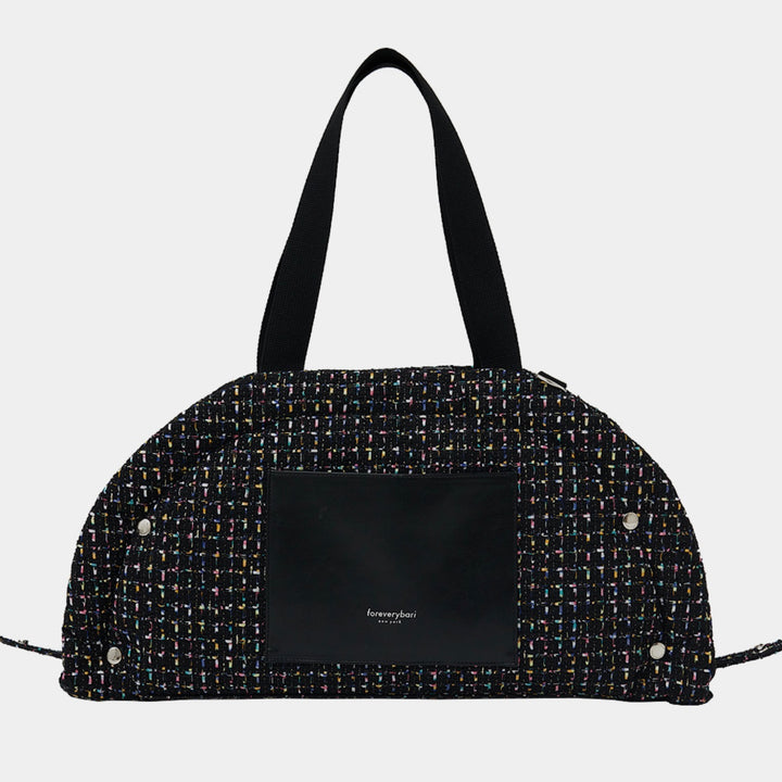 ※予約販売【foreverybari】Tweed Park Bag（Black）