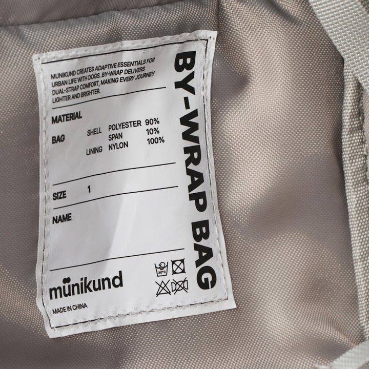 ※予約販売【munikund】BY-WRAP BAG（2colors）｜犬用バッグ