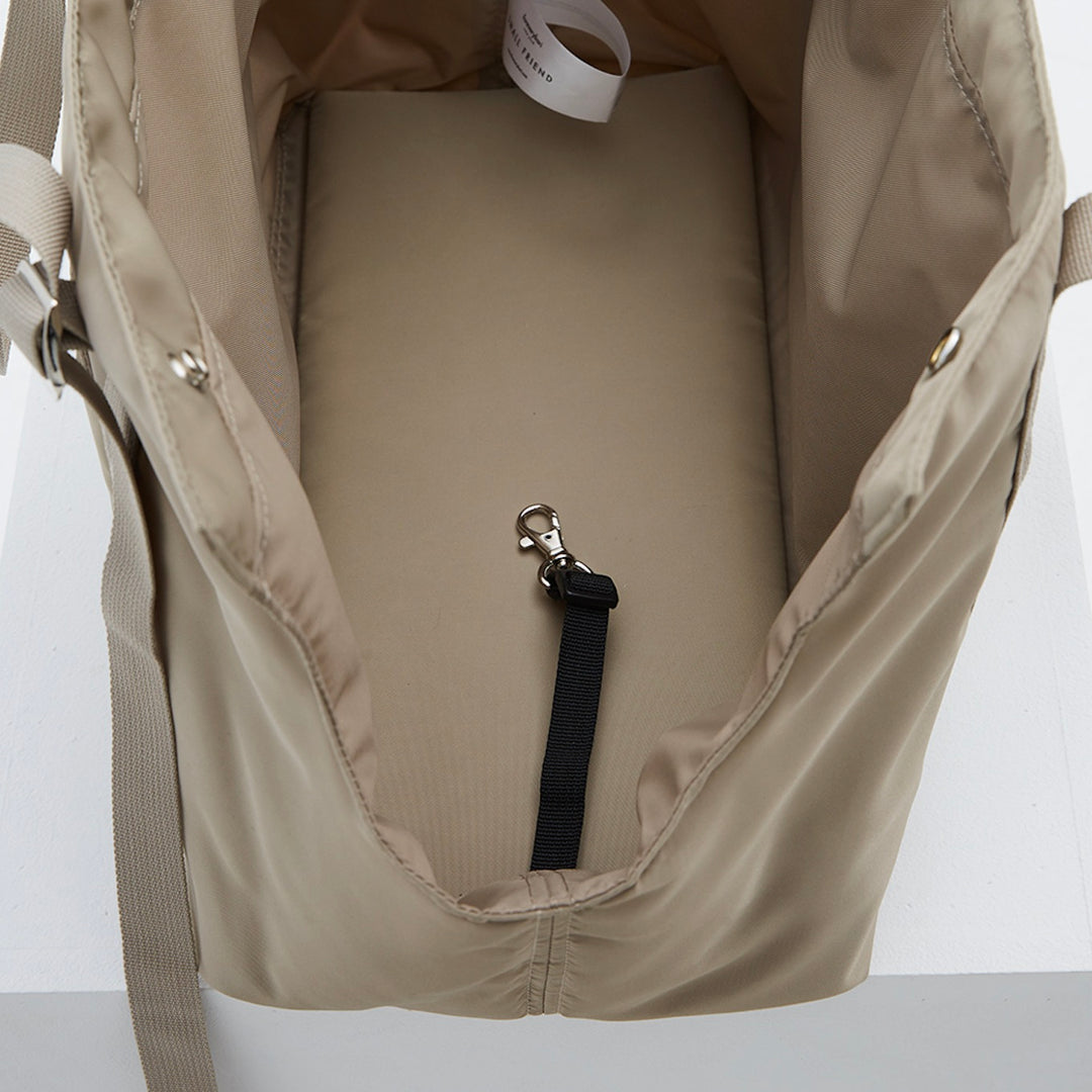 ※予約販売【foreverybari】New York Bag（Beige）