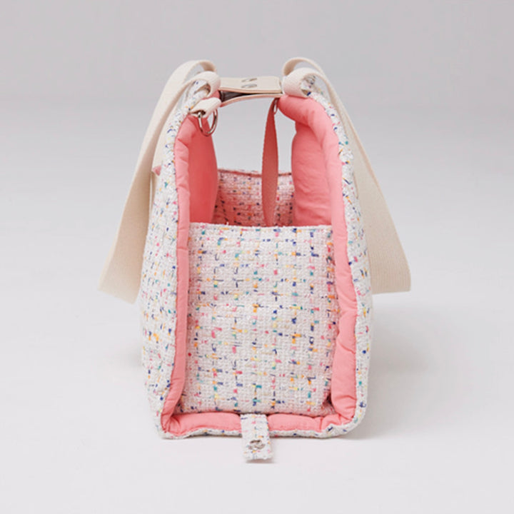 ※予約販売【foreverybari】Tweed Park Bag（White）