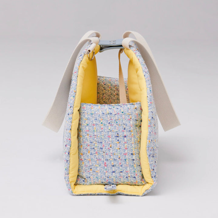 ※予約販売【foreverybari】Tweed Park Bag（Sky Blue）
