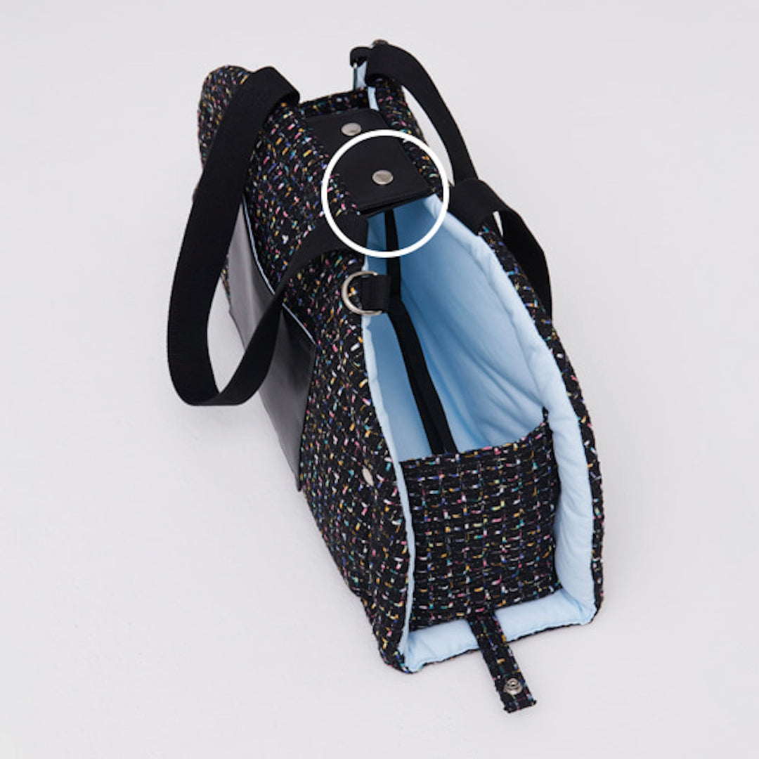 ※予約販売【foreverybari】Tweed Park Bag（Black）