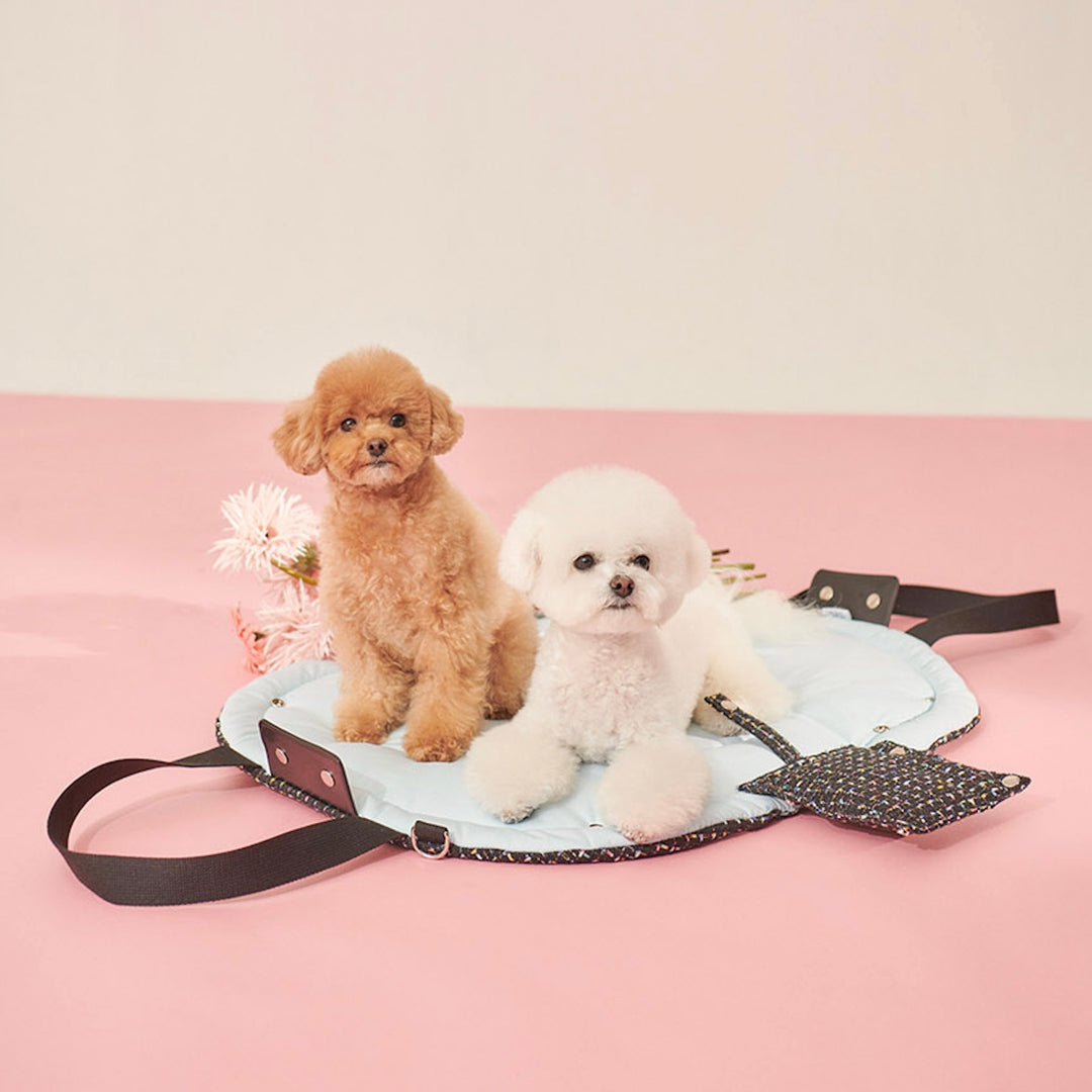 ※予約販売【foreverybari】Tweed Park Bag（Black）