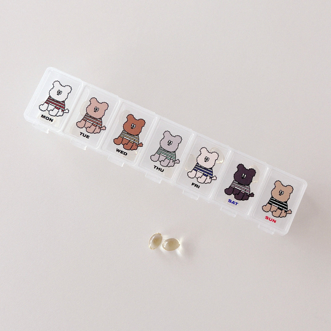 即納【CRR】Daily Pill Case Poodle