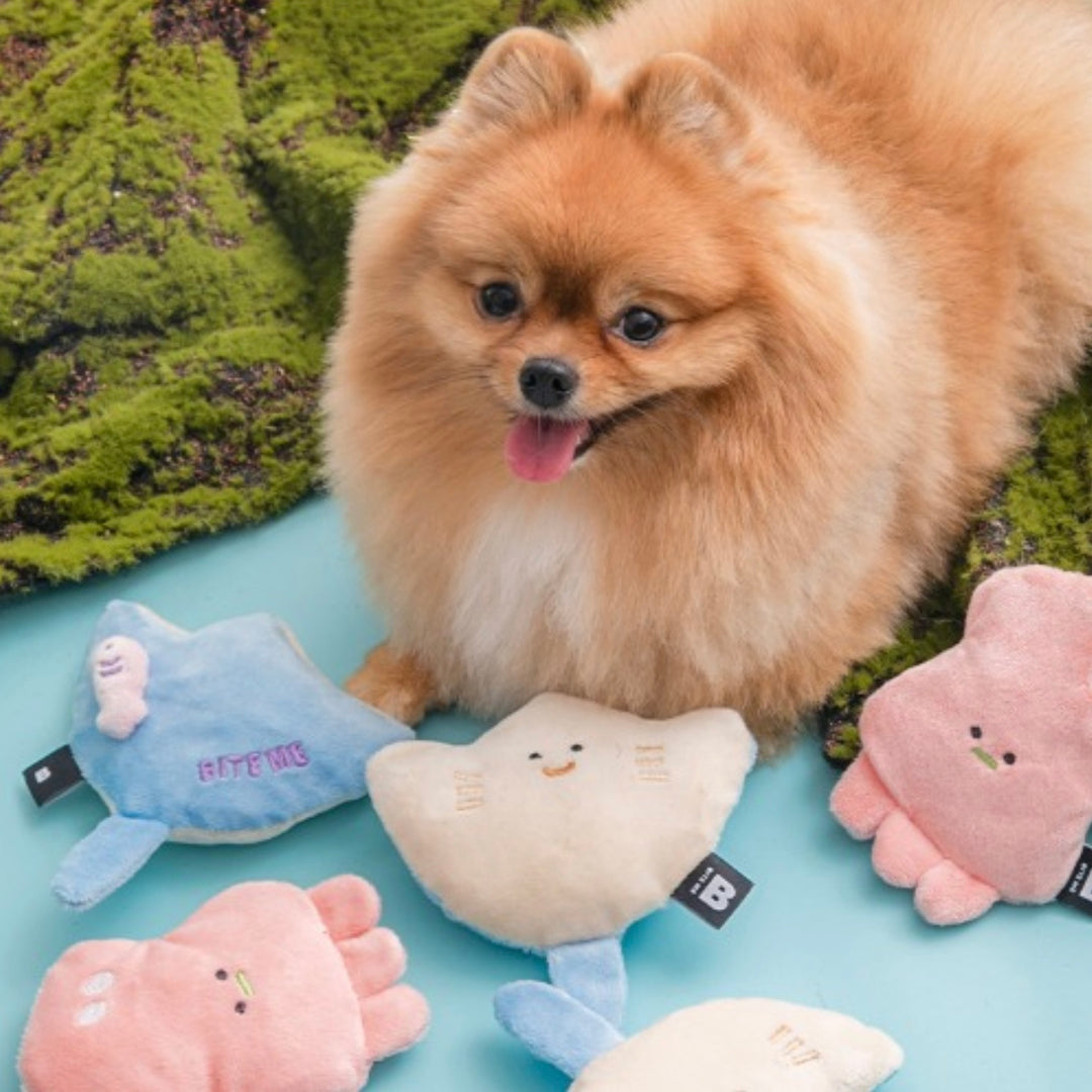 ※予約販売【BITE ME】Sea Friends Toy（2sets）Stingray & Squid