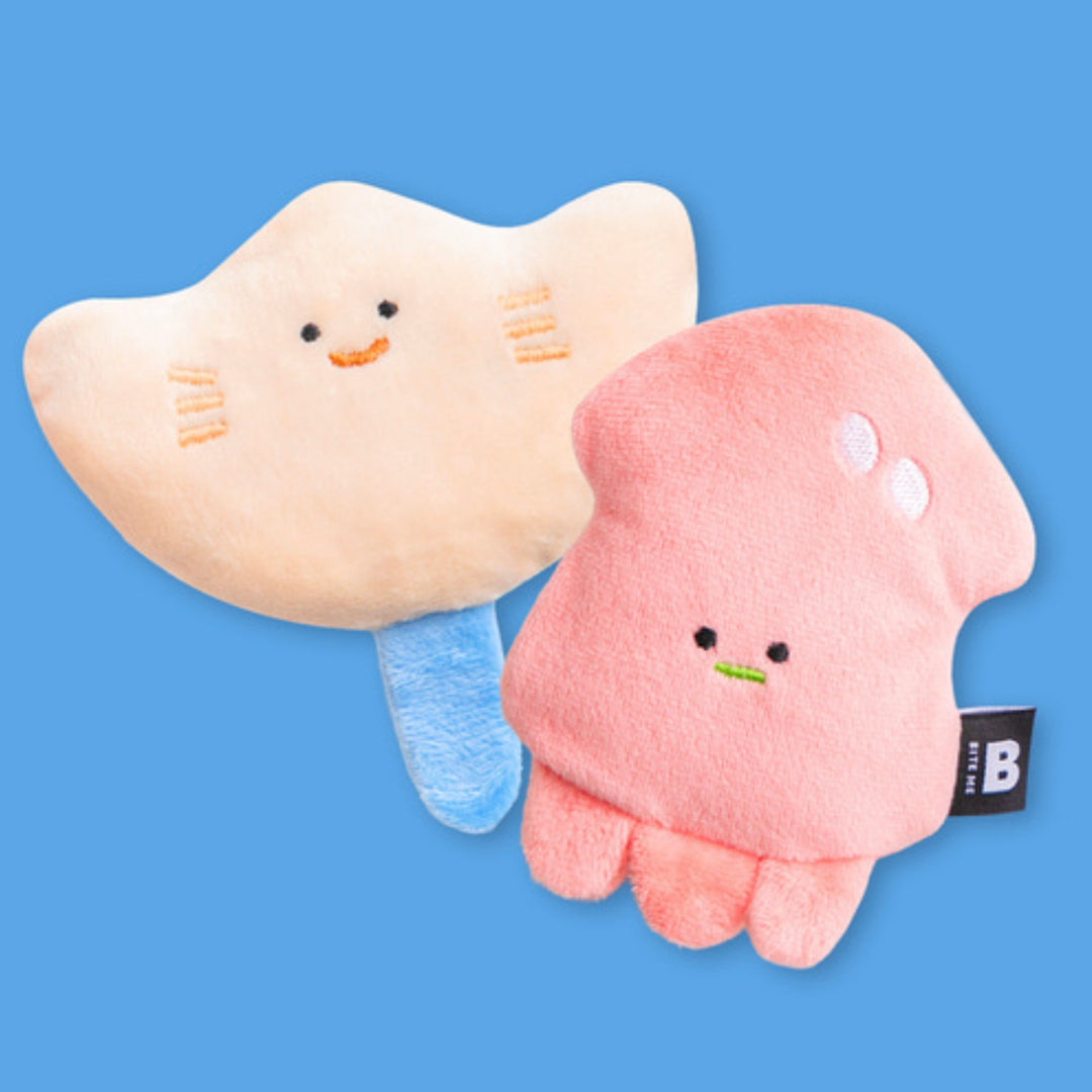 ※予約販売【BITE ME】Sea Friends Toy（2sets）Stingray & Squid