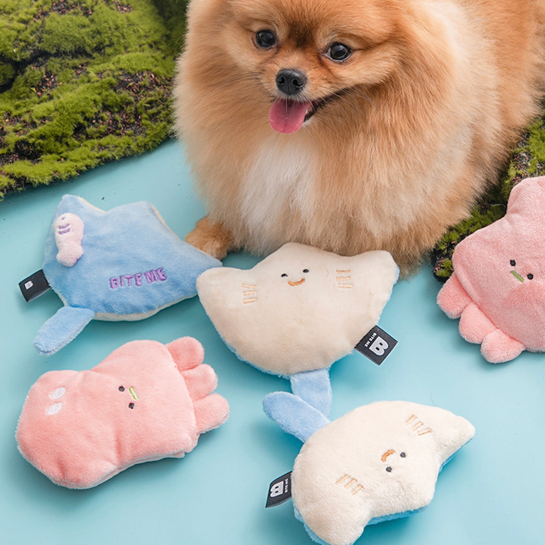 ※予約販売【BITE ME】Sea Friends Toy（2sets）Stingray & Squid