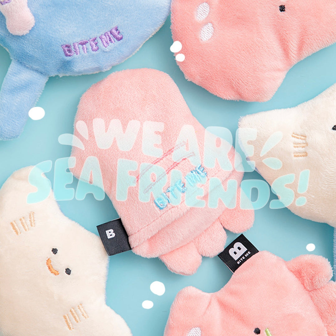 ※予約販売【BITE ME】Sea Friends Toy（2sets）Stingray & Squid