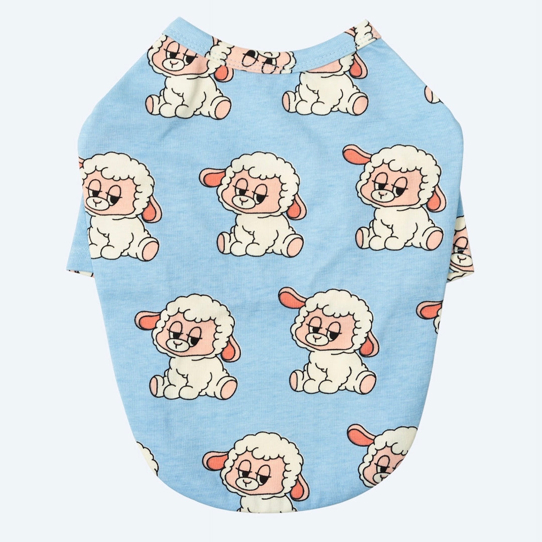 即納【andblank】ICONIC Pico Short Sleeve（Sky Blue）