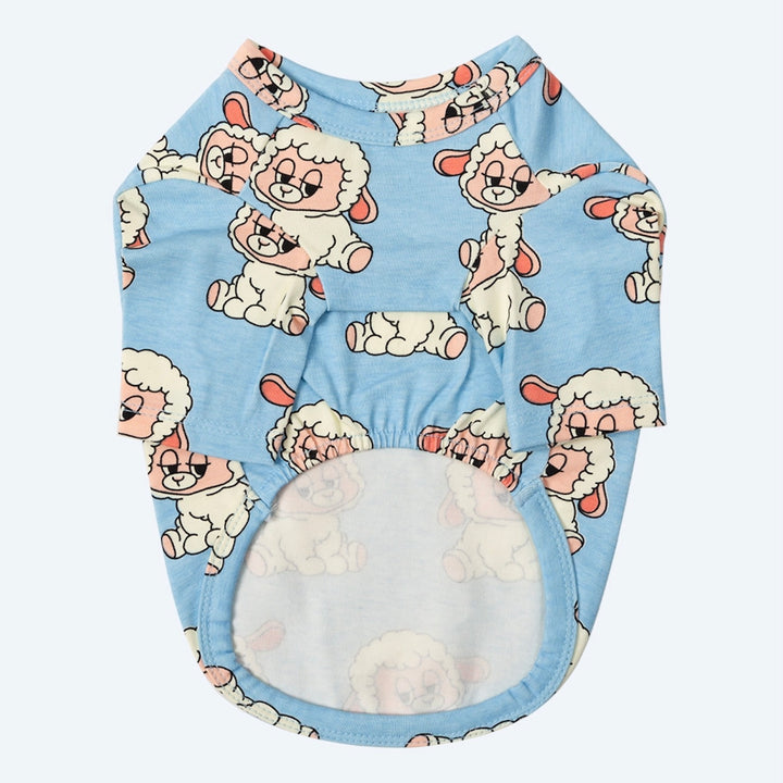 即納【andblank】ICONIC Pico Short Sleeve（Sky Blue）