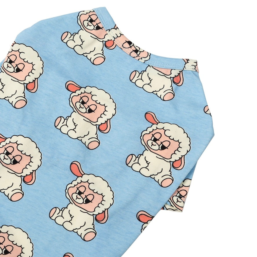 即納【andblank】ICONIC Pico Short Sleeve（Sky Blue）