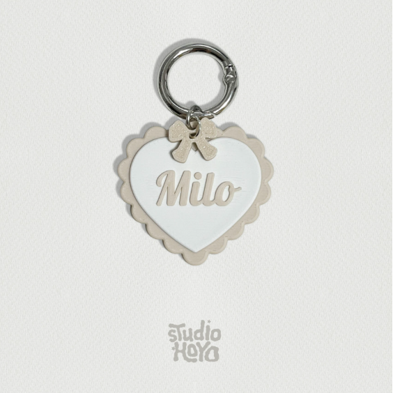 ※予約販売【studio.hoyo】Heart Lace Name Tag