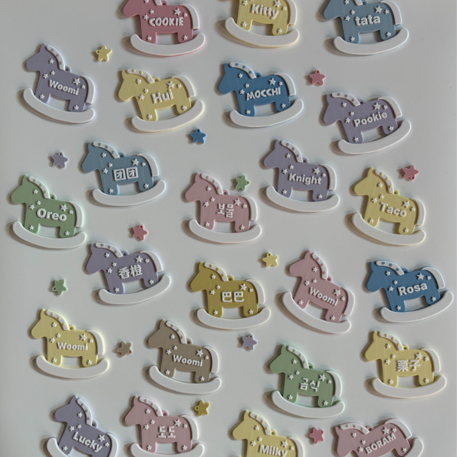 ※予約販売【studio.hoyo】Lucky Pony Name Tag