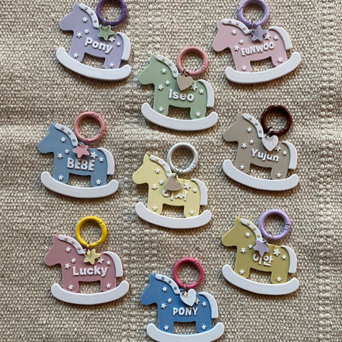 ※予約販売【studio.hoyo】Lucky Pony Name Tag