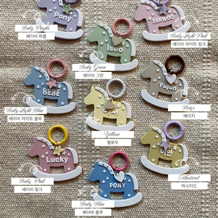 ※予約販売【studio.hoyo】Lucky Pony Name Tag