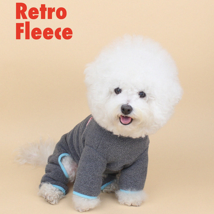 即納【CRR】Retro Fleece Button All-in-One（Gray）