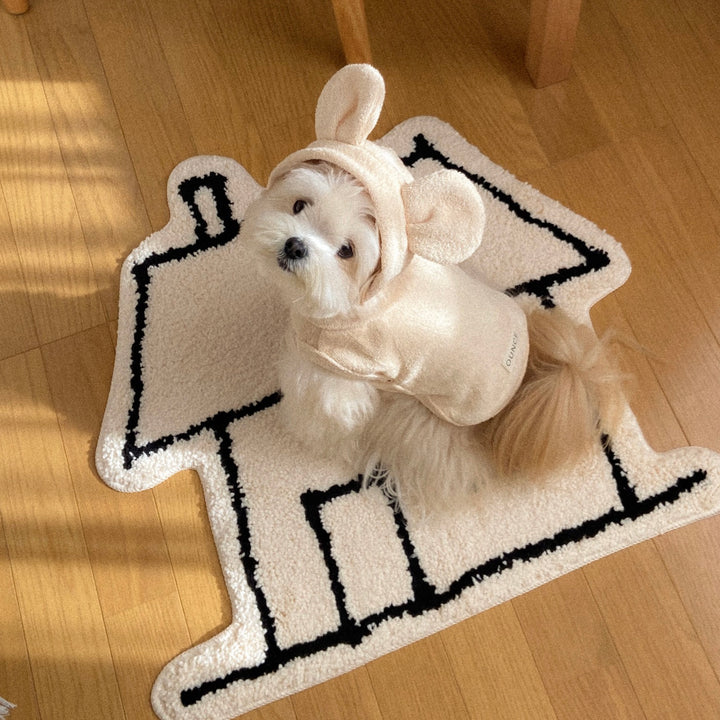 ※予約販売【OUNCE】Teddy Bear Vest & Bonnet（Cream）