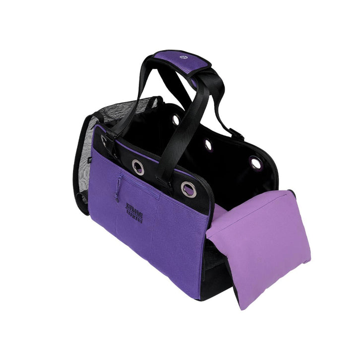 ※予約販売【ARUMARU】KUROMI × ARUMARU Carry Bag（Purple）｜犬用バッグ
