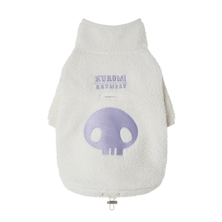 ※予約販売【ARUMARU】KUROMI × ARUMARU Pet Fleece Half Zip（Ivory）