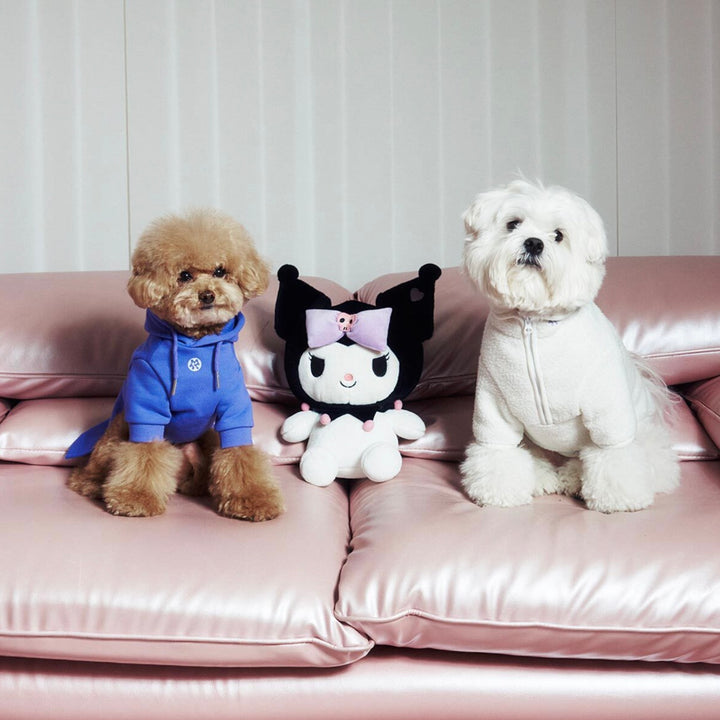 ※予約販売【ARUMARU】KUROMI × ARUMARU Pet Fleece Half Zip（Ivory）