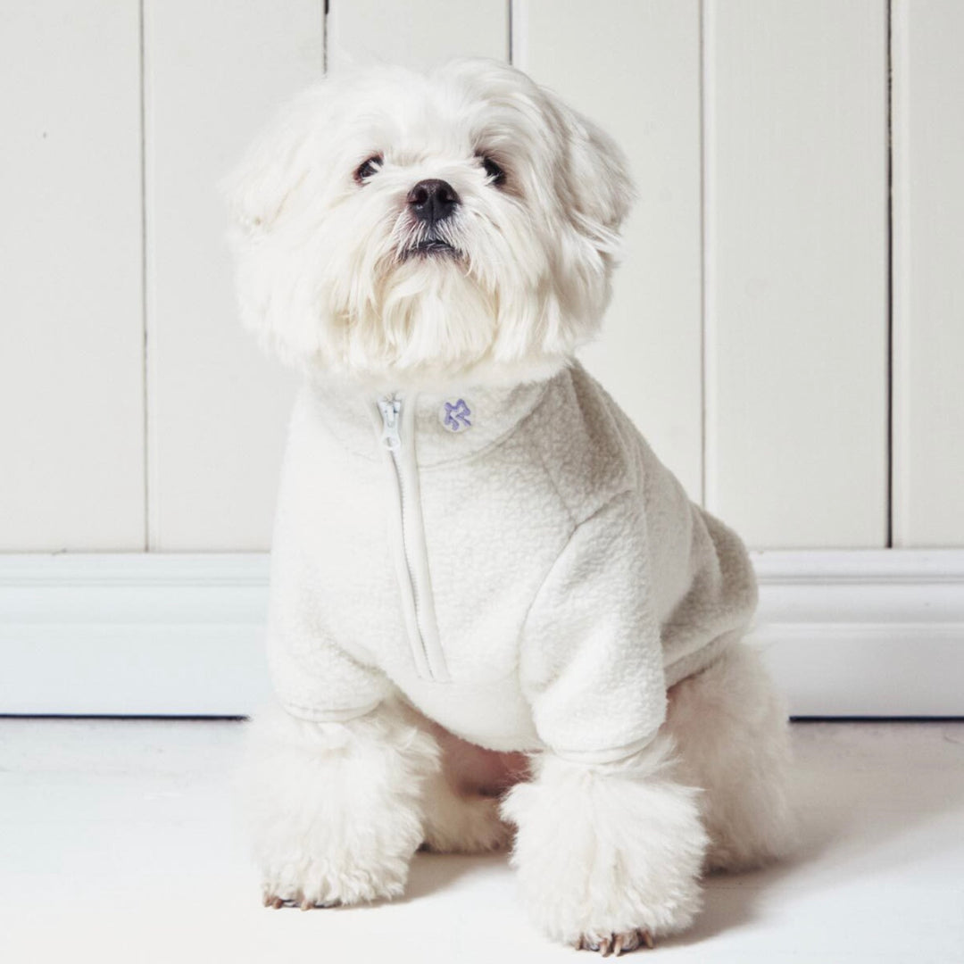 ※予約販売【ARUMARU】KUROMI × ARUMARU Pet Fleece Half Zip（Ivory）