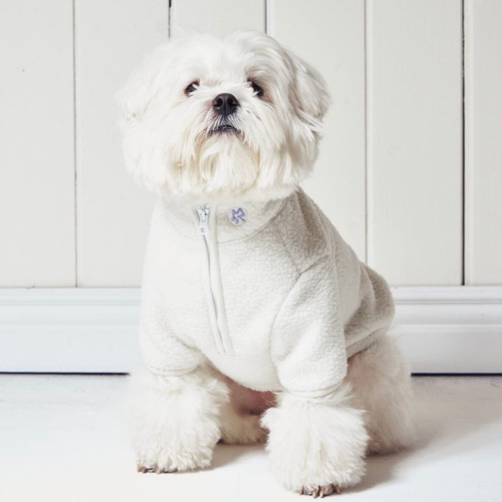 ※予約販売【ARUMARU】KUROMI × ARUMARU Pet Fleece Half Zip（Ivory）