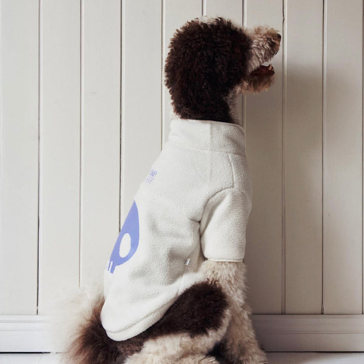 ※予約販売【ARUMARU】KUROMI × ARUMARU Pet Fleece Half Zip（Ivory）