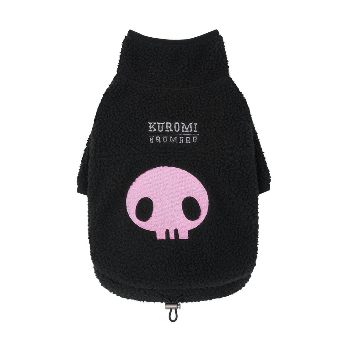 ※予約販売【ARUMARU】KUROMI × ARUMARU Pet Fleece Half Zip（Black）