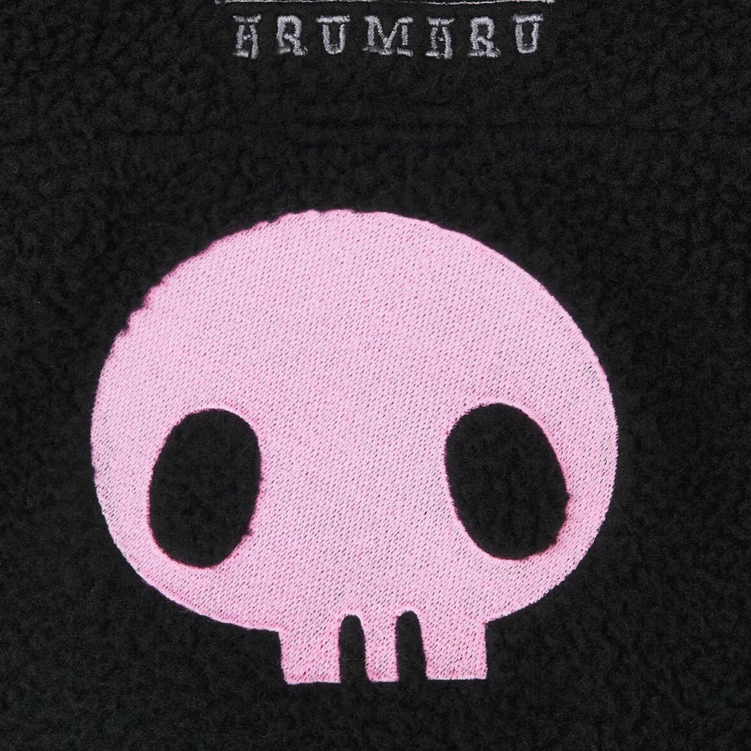 ※予約販売【ARUMARU】KUROMI × ARUMARU Pet Fleece Half Zip（Black）