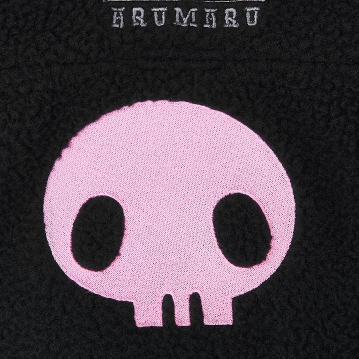 ※予約販売【ARUMARU】KUROMI × ARUMARU Pet Fleece Half Zip（Black）