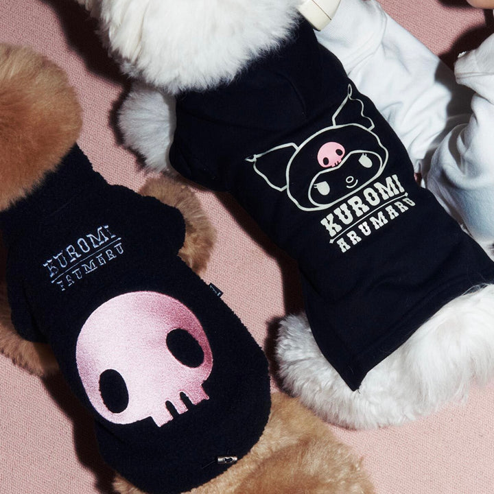※予約販売【ARUMARU】KUROMI × ARUMARU Pet Fleece Half Zip（Black）
