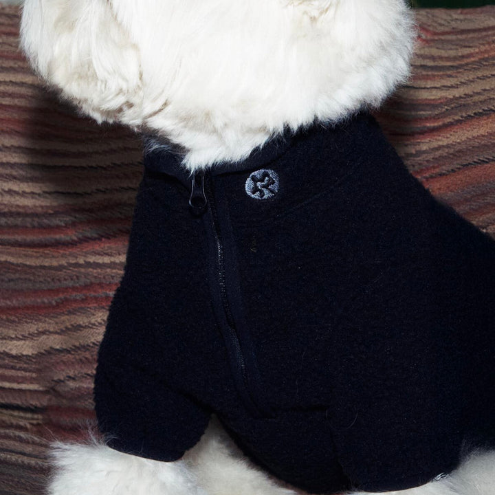 ※予約販売【ARUMARU】KUROMI × ARUMARU Pet Fleece Half Zip（Black）