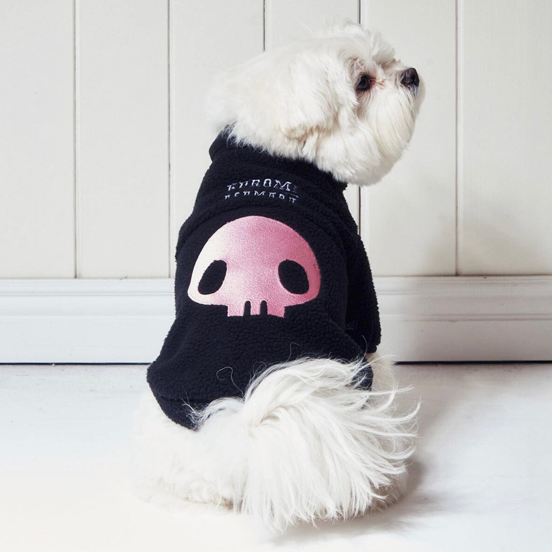 ※予約販売【ARUMARU】KUROMI × ARUMARU Pet Fleece Half Zip（Black）