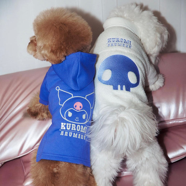 即納【ARUMARU】KUROMI × ARUMARU Pet Straight Zip Hoodie（Purple）