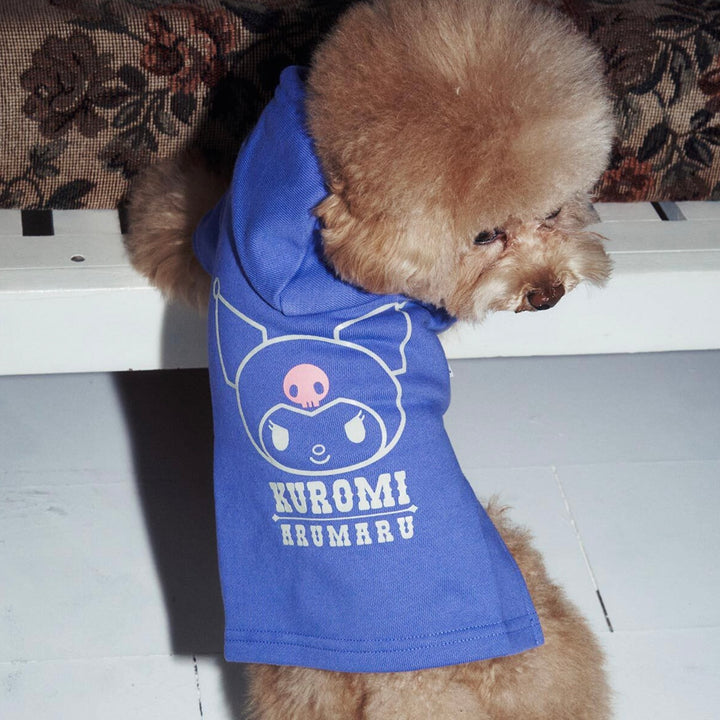 即納【ARUMARU】KUROMI × ARUMARU Pet Straight Zip Hoodie（Purple）