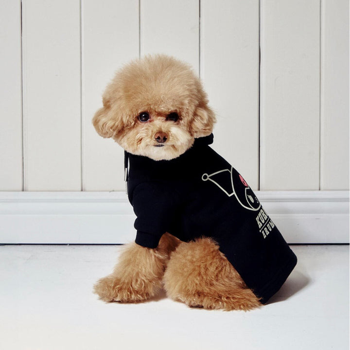 即納【ARUMARU】KUROMI × ARUMARU Pet Straight Zip Hoodie（Black）