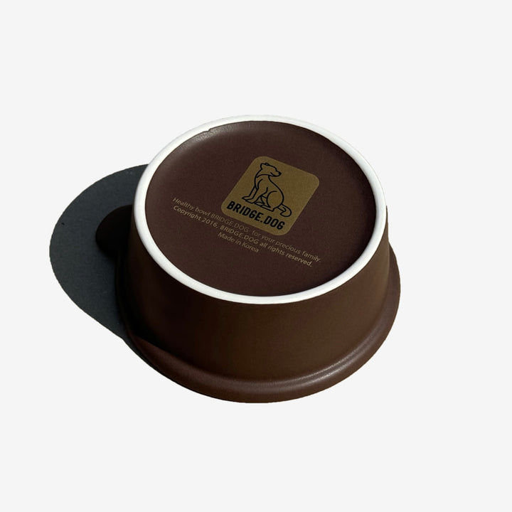 ※予約販売【BRIDGE.DOG】BRIDGE MINI BOWL（DARK CHOCO）