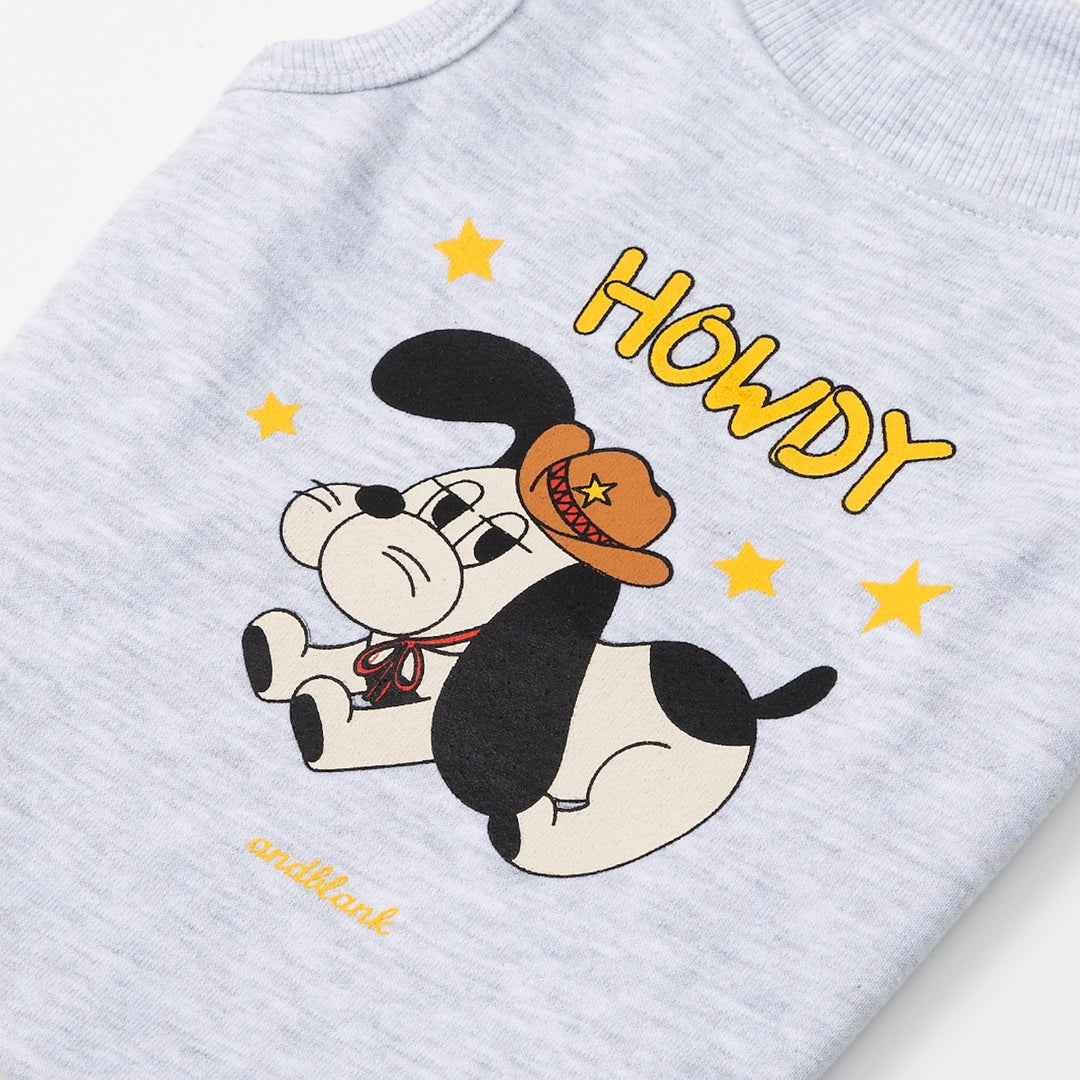 ※予約販売【andblank】Howdy Sleeveless Sweatshirt