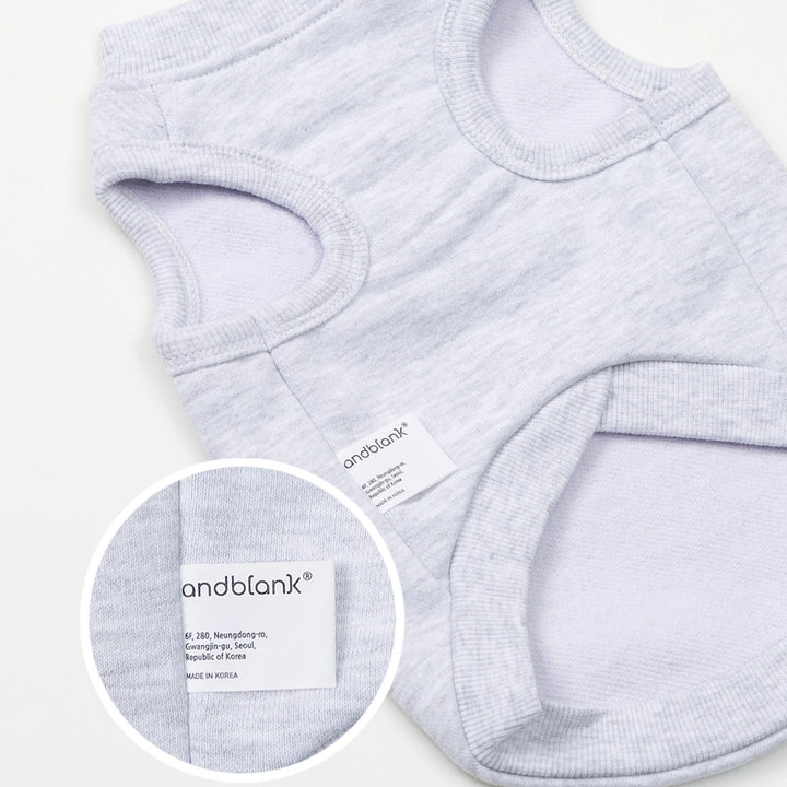 ※予約販売【andblank】Howdy Sleeveless Sweatshirt