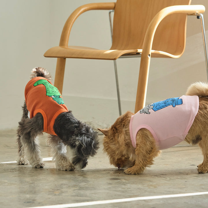 ※予約販売【andblank】Jelly Phant Western Sleeveless（Pink）