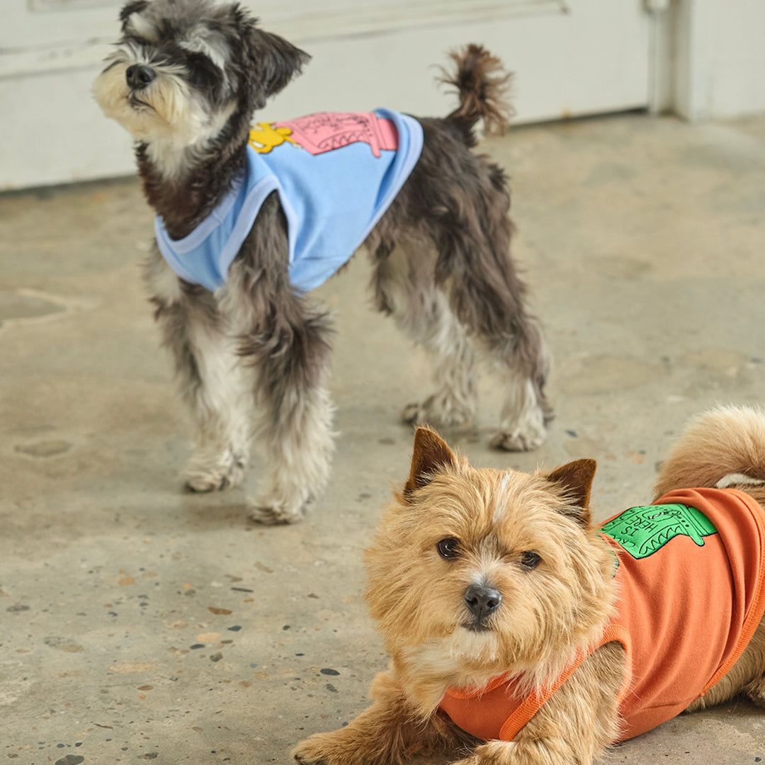 ※予約販売【andblank】Lazy Crocodile Western Sleeveless（Brick）