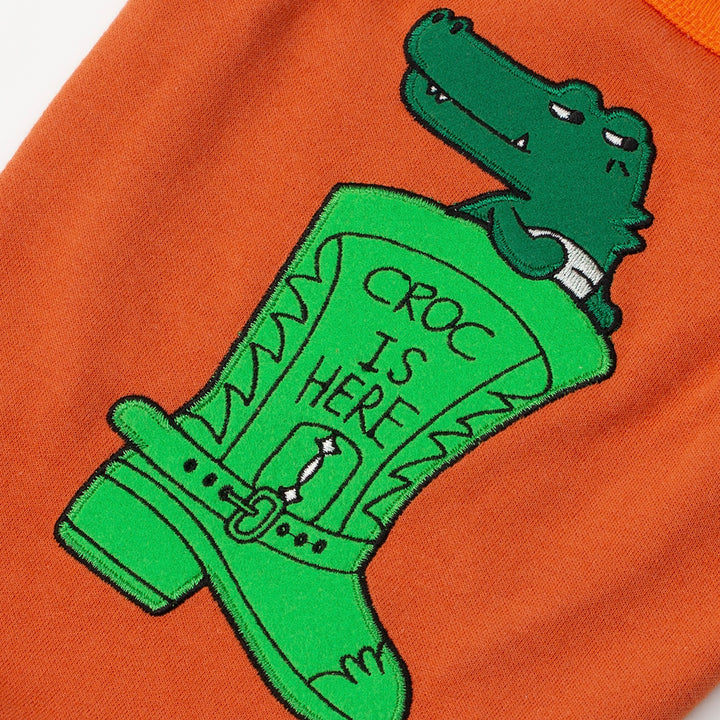 ※予約販売【andblank】Lazy Crocodile Western Sleeveless（Brick）