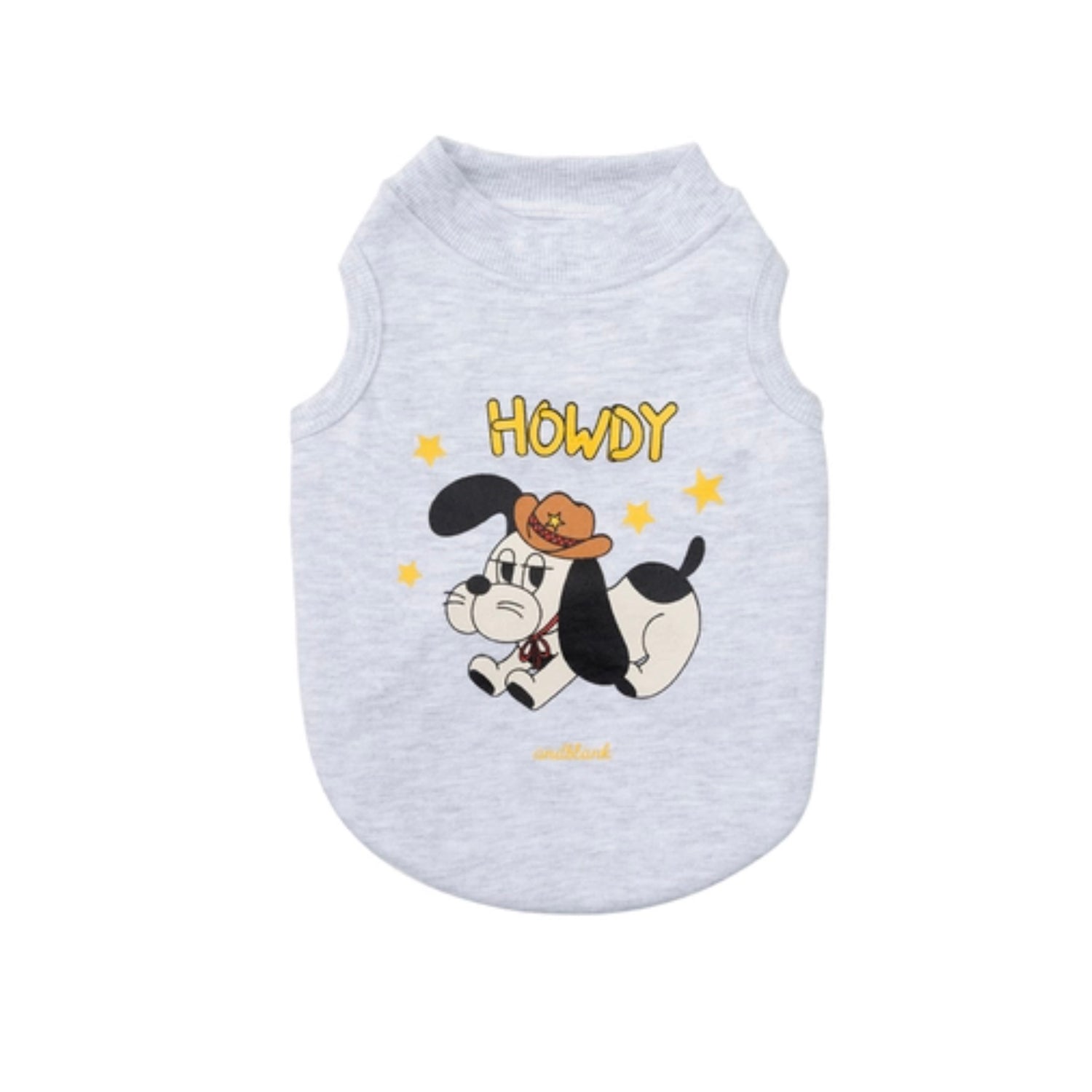 ※予約販売【andblank】Howdy Sleeveless Sweatshirt