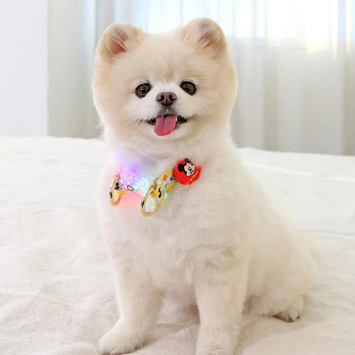 即納【ITS DOG】Disney Comfort LED Collar