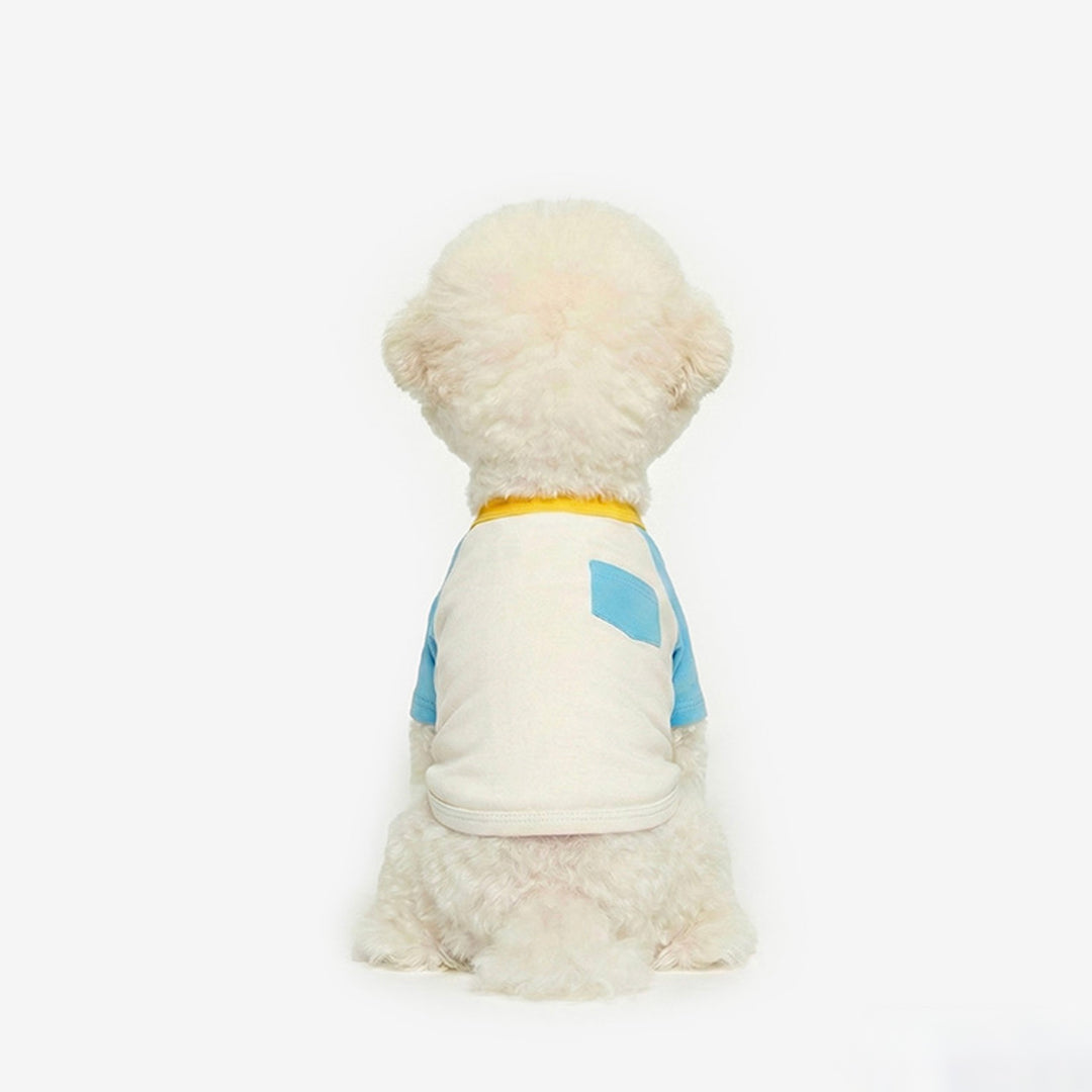 ※予約販売【TUSTUS】Block raglan tee（Blue）